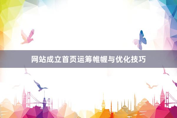网站成立首页运筹帷幄与优化技巧